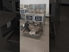 OFG-322L chip a gas commerciale con funzione di memoria aperto stile profondo pannello LCD fritto olio con olio