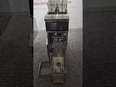 OFE-213L chips frigorifero elettrico aperto due pentole due cestini con filtro dell'olio