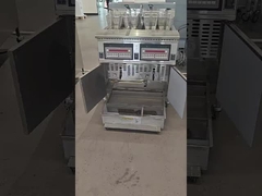 OFG-220 due pentole quattro cestini con filtrazione di olio gas fritto a fritte aperte