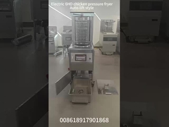 6HD elettrico 12KW 380V 28L 6 friggitrice grande produttività rotonda friggitrice a pressione di pollo