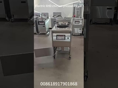 6HD elettrico 12KW 380V 28L 6 friggitrice grande produttività rotonda friggitrice a pressione di pollo