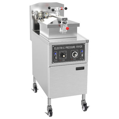 Pannello elettrico meccanico 25L senza filtrazione dell'olio Fritura a pressione per pollo