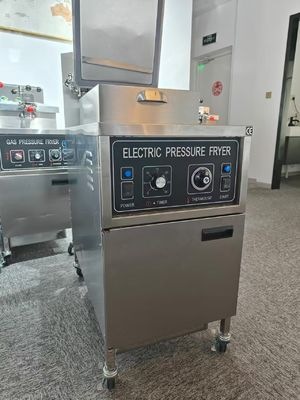 Pannello elettrico meccanico 25L senza filtrazione dell'olio Fritura a pressione per pollo