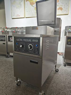 Pannello elettrico meccanico 25L senza filtrazione dell'olio Fritura a pressione per pollo