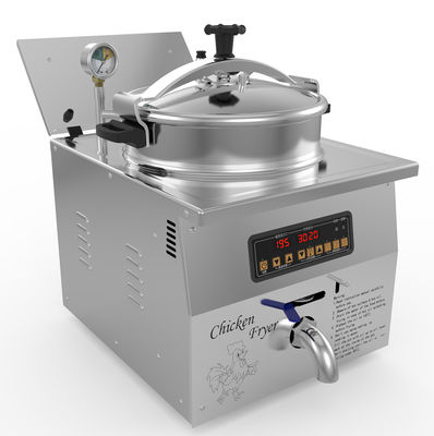 Pannello digitale 16L 3KW 220V/110V Chicken Express Fritto a pressione superiore