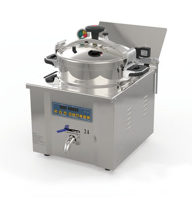 Pannello digitale 22L 3.5KW 220V Chicken Express Tavola superiore Contaglio Fritura a pressione superiore