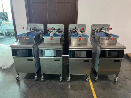 Pannello sensoriale a tocco elettrico Verticale Forno di pollo Fritura a pressione con filtrazione
