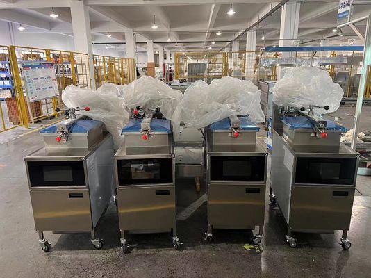 Pannello sensoriale a tocco elettrico Verticale Forno di pollo Fritura a pressione con filtrazione