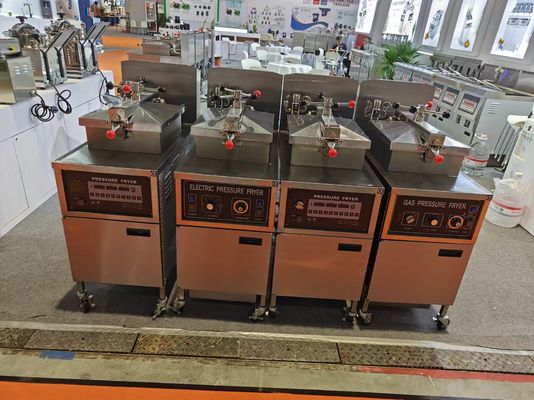 Pannello digitale elettrico 380V/220V Fritura a pressione per pollo senza filtro ad olio