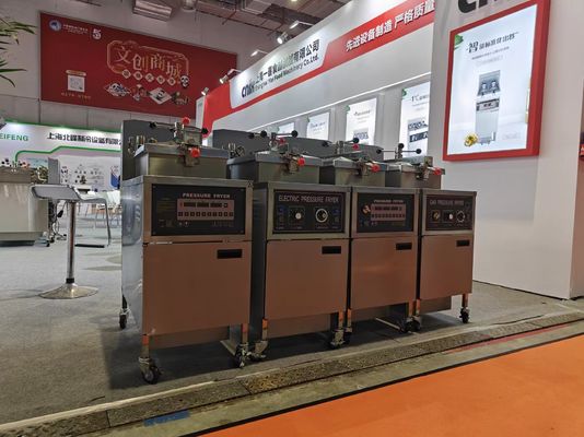 Pannello digitale elettrico 380V/220V Fritura a pressione per pollo senza filtro ad olio