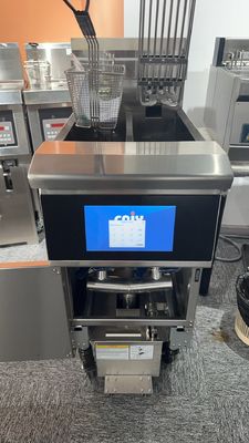 14.3kw Potenza touchscreen pannello intelligente 380V/50hz~60hz con filtro dell'olio friggitrice commerciale elettrica aperta