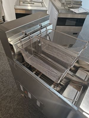 Due pentole due cestini 13L*2 Piccola capacità risparmio di olio frigorifero elettrico con filtrazione dell'olio