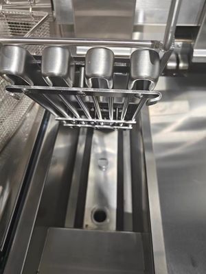 Autolift due pentole due cestini 13L * 2 Capacità con filtrazione dell'olio chip elettrici olio friggitrice aperta