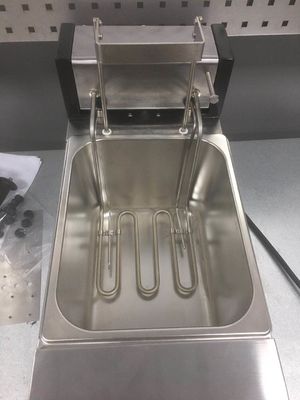 Friggitrice aperta digitale elettrica da 8 litri con sollevamento automatico da tavolo da 3 kW