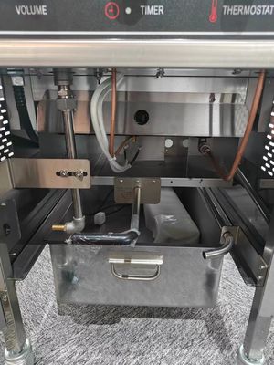 pannello meccanico 304 SUS riscaldamento a gas frigorifero a pressione per pollo senza filtrazione dell'olio
