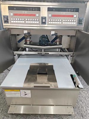Automatic Lift Electric Double Pots 28KW Chips Open Fryer con sistema di filtro dell'olio