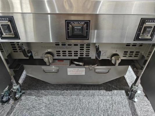 Pannello del computer digitale 220V Due pentole Quattro cesti Apri Fritura con filtrazione