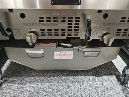Pannello del computer digitale 220V Due pentole Quattro cesti Apri Fritura con filtrazione