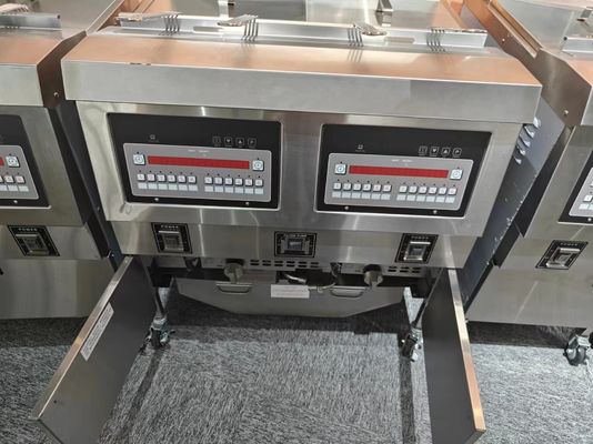 Due pentole quattro cestini GAS aperto Deep Commercial Deep Chip elettrico e gas Deep Fryer