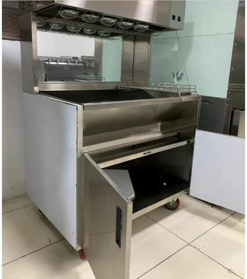 60cm 100cm Larghezza patatine fritte Patatine fritte Display più caldo Materiale 304SUS