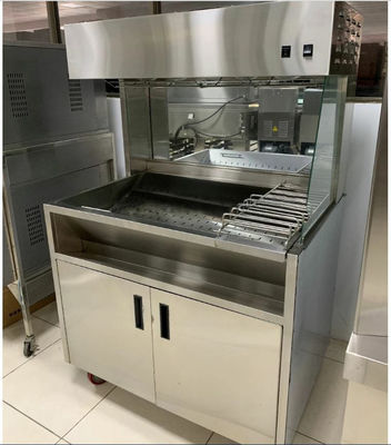 60cm 100cm Larghezza patatine fritte Patatine fritte Display più caldo Materiale 304SUS