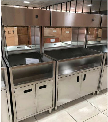 60cm 100cm Larghezza patatine fritte Patatine fritte Display più caldo Materiale 304SUS