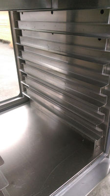 7 vassoi Porta in vetro elettrica due lati aperti Commercial Food Warmer Holding Cabinet