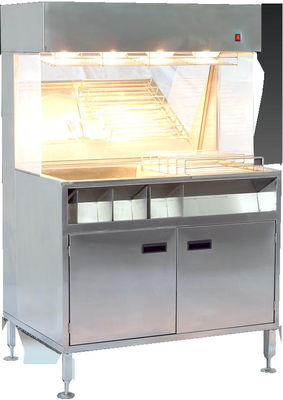 Larghezza 60cm Patatine fritte Chips Display più caldo Materiale 304SUS