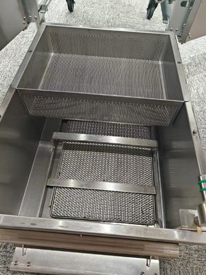 21.4KW Doppio serbatoio 11.6L+21.5L Digital Computer Panel Chips elettrici Open Fryer Machine