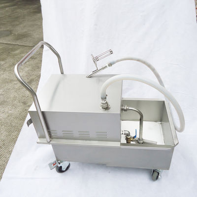 220V 50L filtro dell'olio macchina di accorciamento filtro per ristoranti