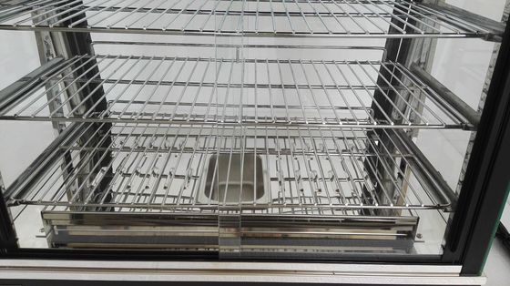 Mini porta elettrica in vetro Commerciale cibo caldaio armadietto