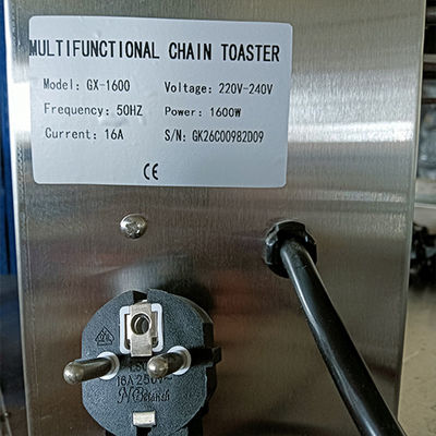 1.6kW Tostatrice di panini per ristoranti fast food