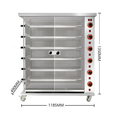 Macchine per arrostire pollo elettriche e a gas