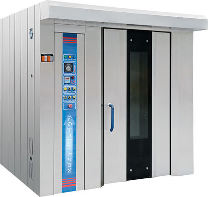 Gas elettrico Diesel Oil 380V/220V 32 vassoi Panetteria Forno rotativo con vassoi e carrelli