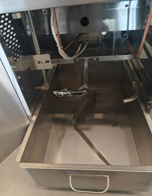 Pannello di calcolo 25D senza filtrazione Gas e riscaldamento elettrico Fritura a pressione di pollo