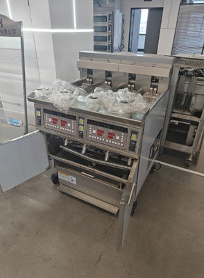 Pannello di computer digitale professionale 4 Serbatoi 4 Cestini 28KW 304SUS Chips elettrici Friggitrice aperta