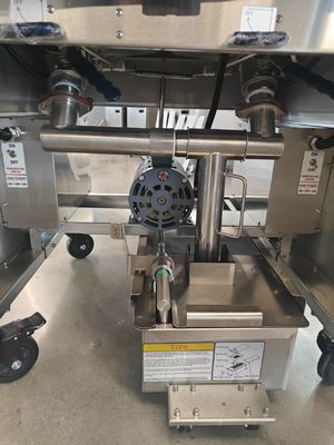 380V 28kw Doppi serbatoi Quattro cestini Pannello digitale Elettronica e gas Chips Macchina friggitrice aperta 15L*2