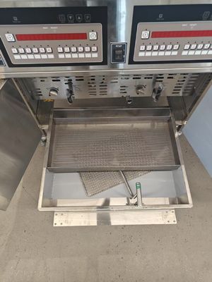 Gas LPG Gas naturale Serbatoi doppi Quattro cestini Pannello digitale Gas Chips Friggitrice aperta