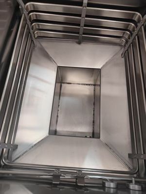 8HD pannello del computer elettrico digitale 55L 5 friggitrice grande produttività 17KW open deep fryer