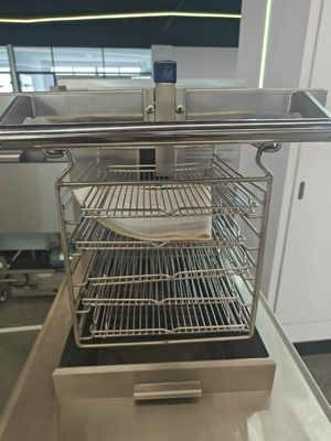 8HD Smart Touch Panel elettrico 55L 5 Fry Tray Grande produttività 17KW Open Deep Fryer