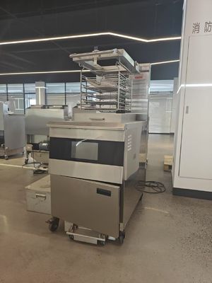8HD elettrico automatico commerciale pollo a pressione deep fryer/25l kfc gas fritto pollo fritto