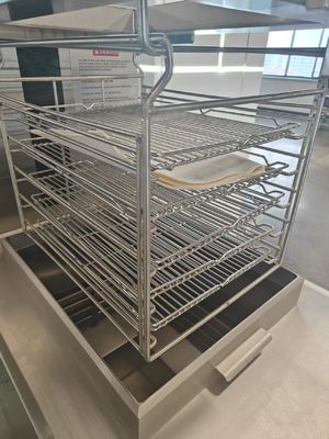 8HD Smart Touch Panel elettrico 55L 5 Fry Tray Grande produttività 17KW Open Deep Fryer