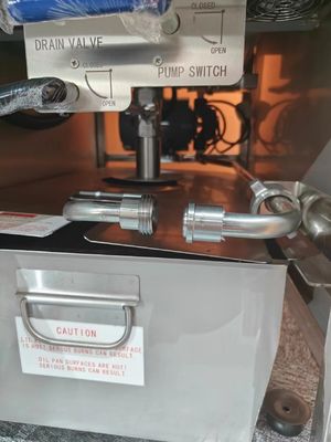 Commercial Chips Aprire Friggitrice Con Tasto Scartamento Pannello LCD