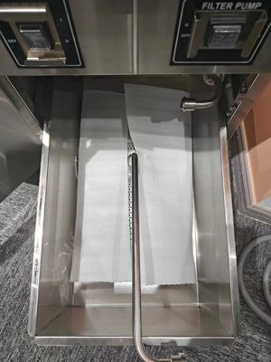 Commercial Chips Aprire Friggitrice Con Tasto Scartamento Pannello LCD