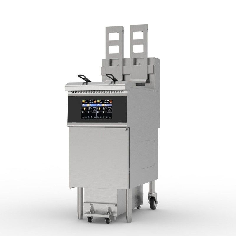 14.3kw Potenza touchscreen pannello intelligente 380V/50hz~60hz con filtro dell'olio friggitrice commerciale elettrica aperta