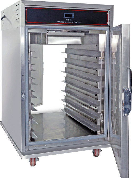 7 vassoi Porta in vetro elettrica due lati aperti Commercial Food Warmer Holding Cabinet