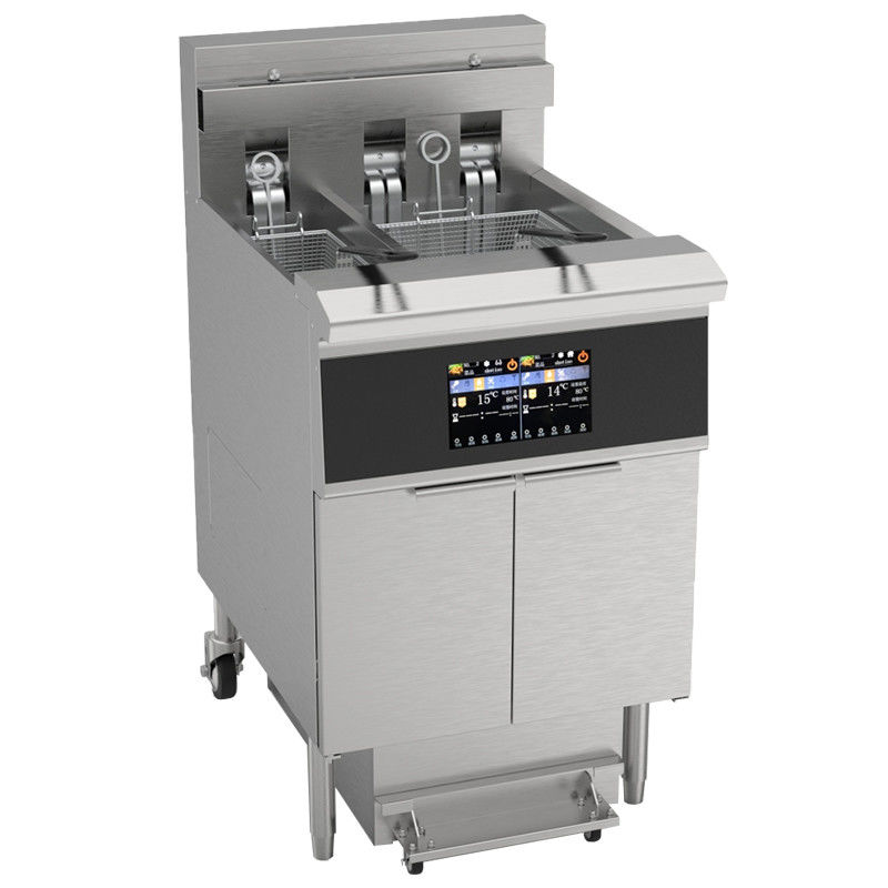 Smart Touch Panel 21.4KW 380V Con Certificazione Ce Con Filtrazione dell'Olio Fritura Elettrica Aperta