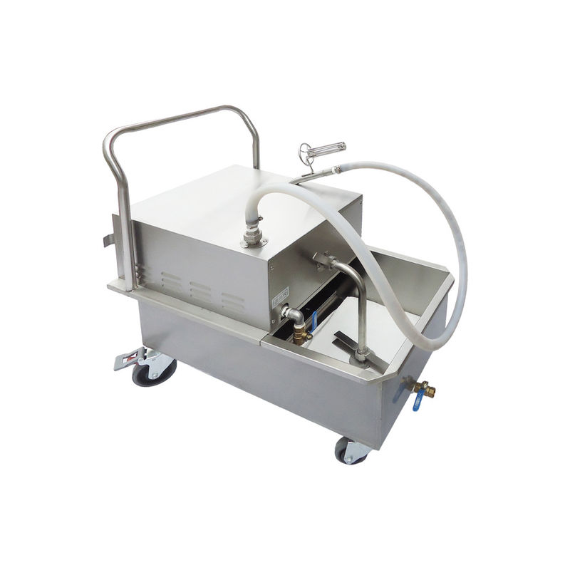 220V 50L filtro dell'olio macchina di accorciamento filtro per ristoranti