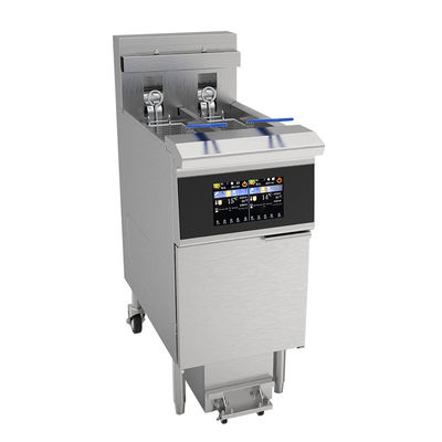 14.3kw 380V touchscreen smart panel con sistema di filtro dell' olio friggitrice elettrica aperta